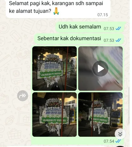 Pengiriman Papan Bunga Selamat Tempel Kulon Lelea