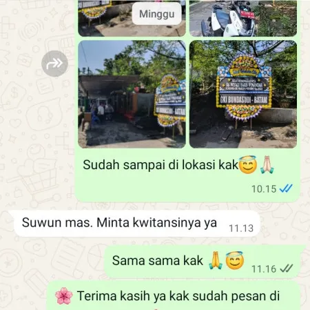 Pengiriman Papan Bunga Duka Tempel Kulon Lelea
