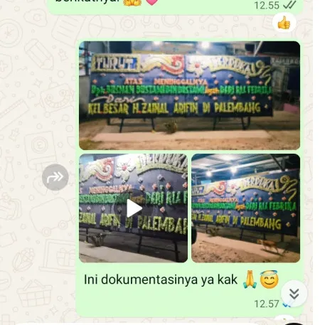 Pengiriman Papan Bunga Duka Tempel Kulon Lelea