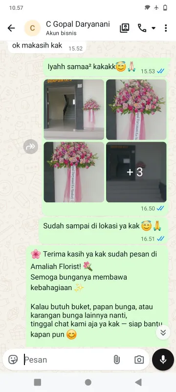 Pengiriman Karangan Bunga Tempel Kulon Lelea