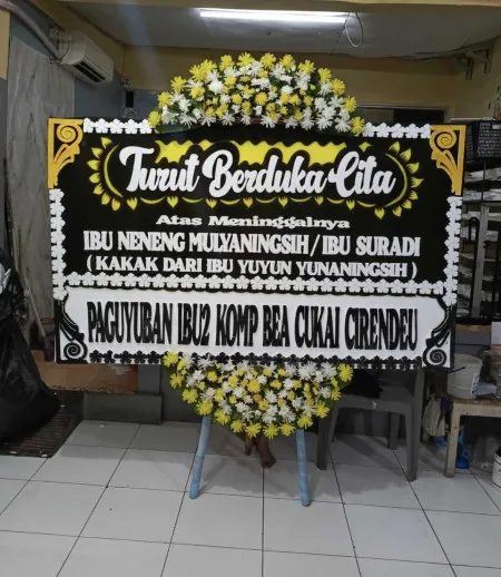 Papan Bunga Duka Tempel Kulon Lelea